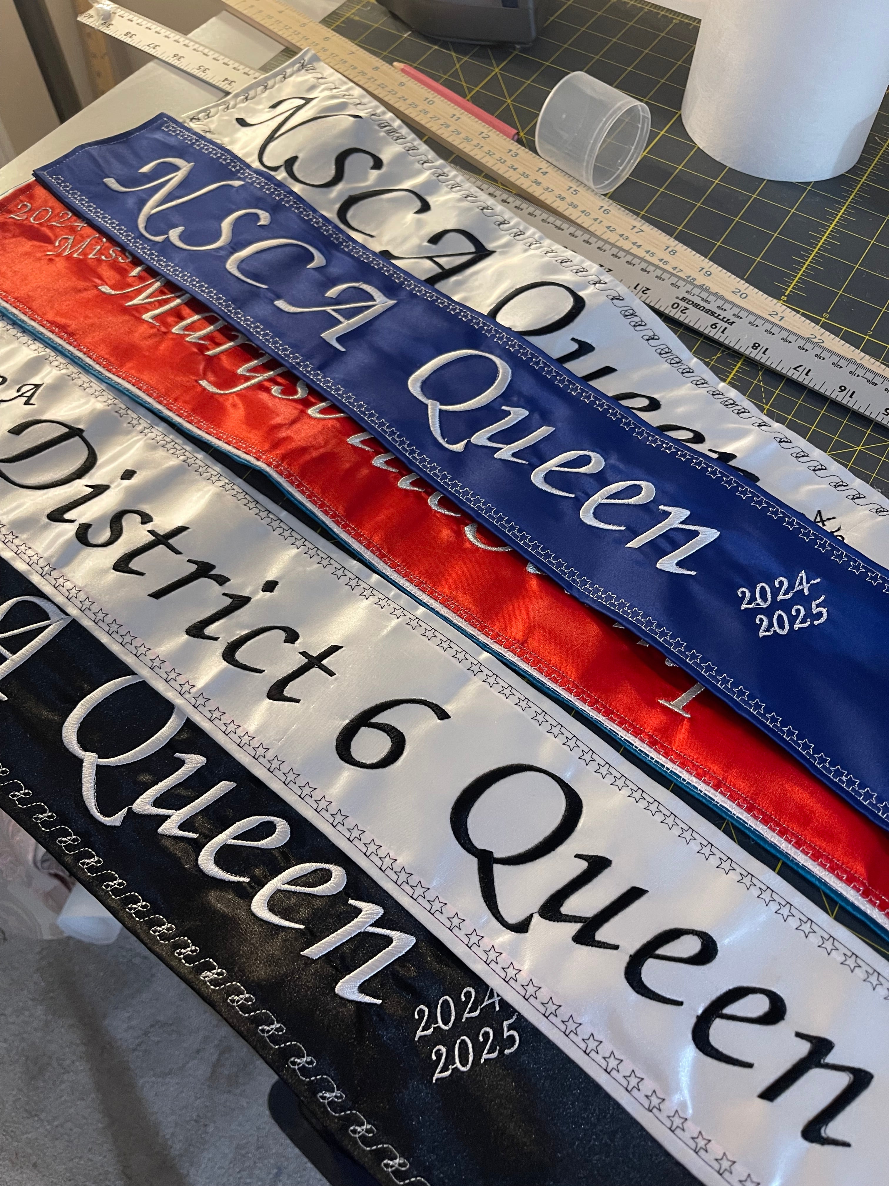 Title Sash / Contestant Sash