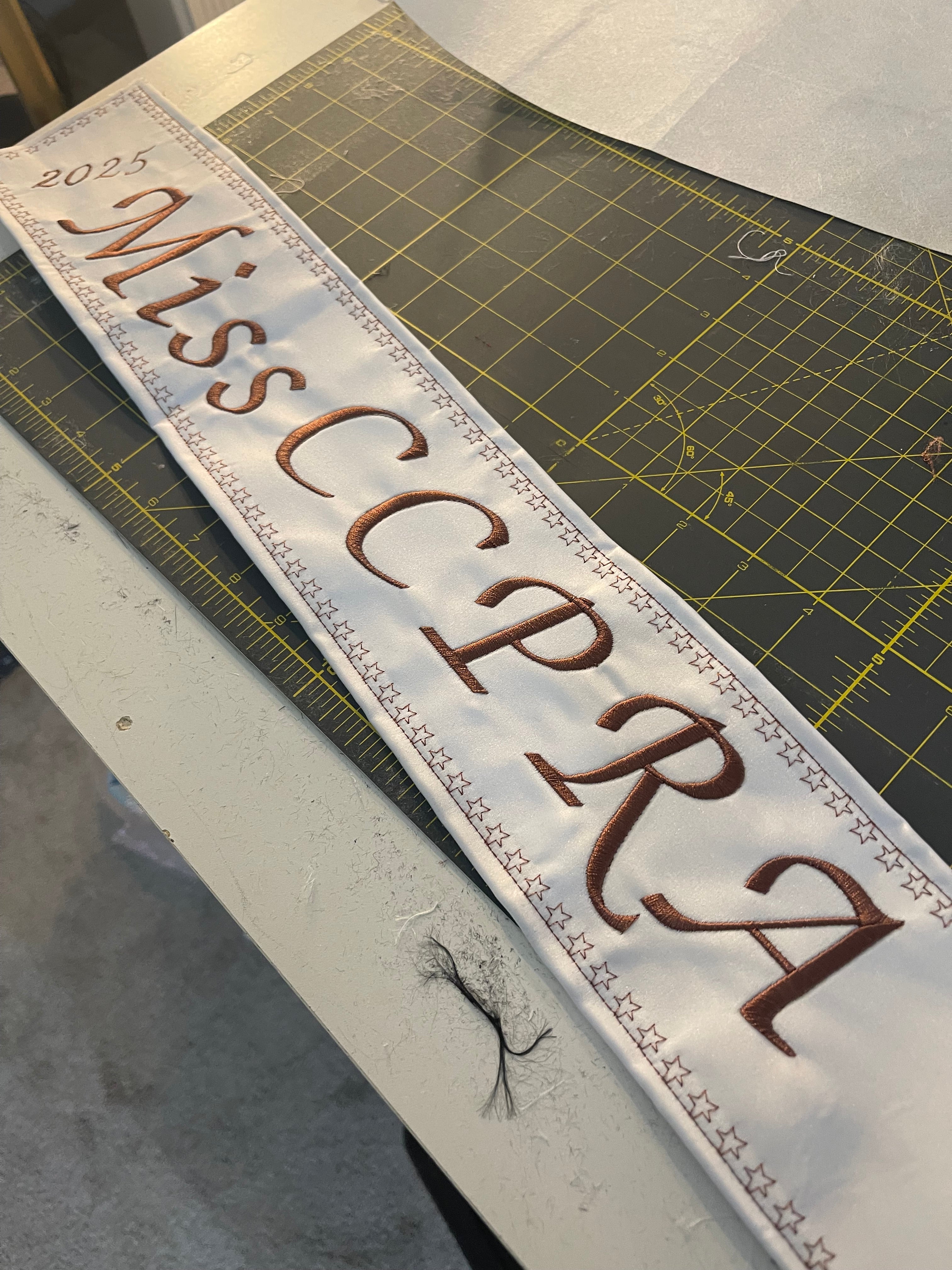 Title Sash / Contestant Sash