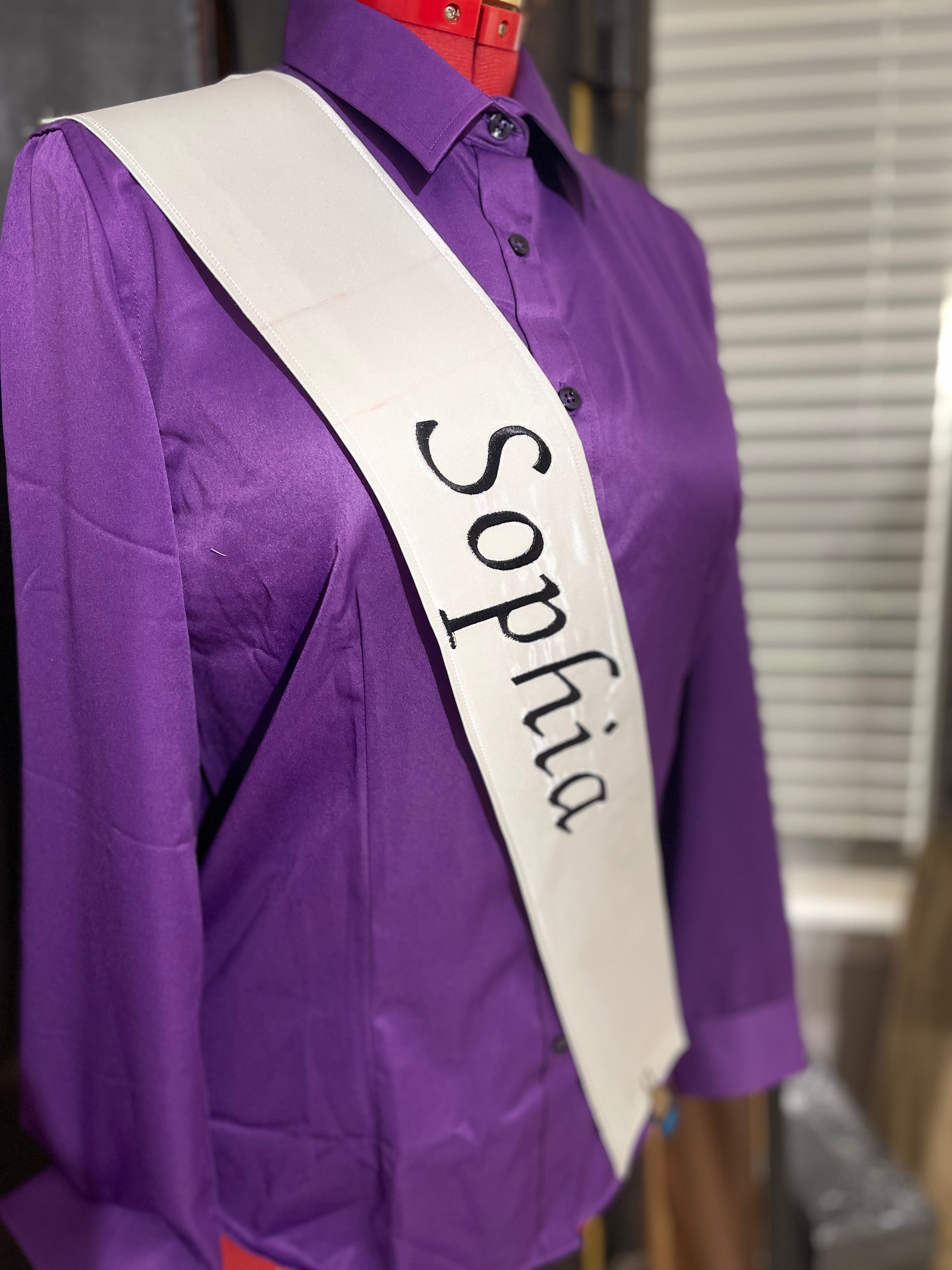 Name Only Sash