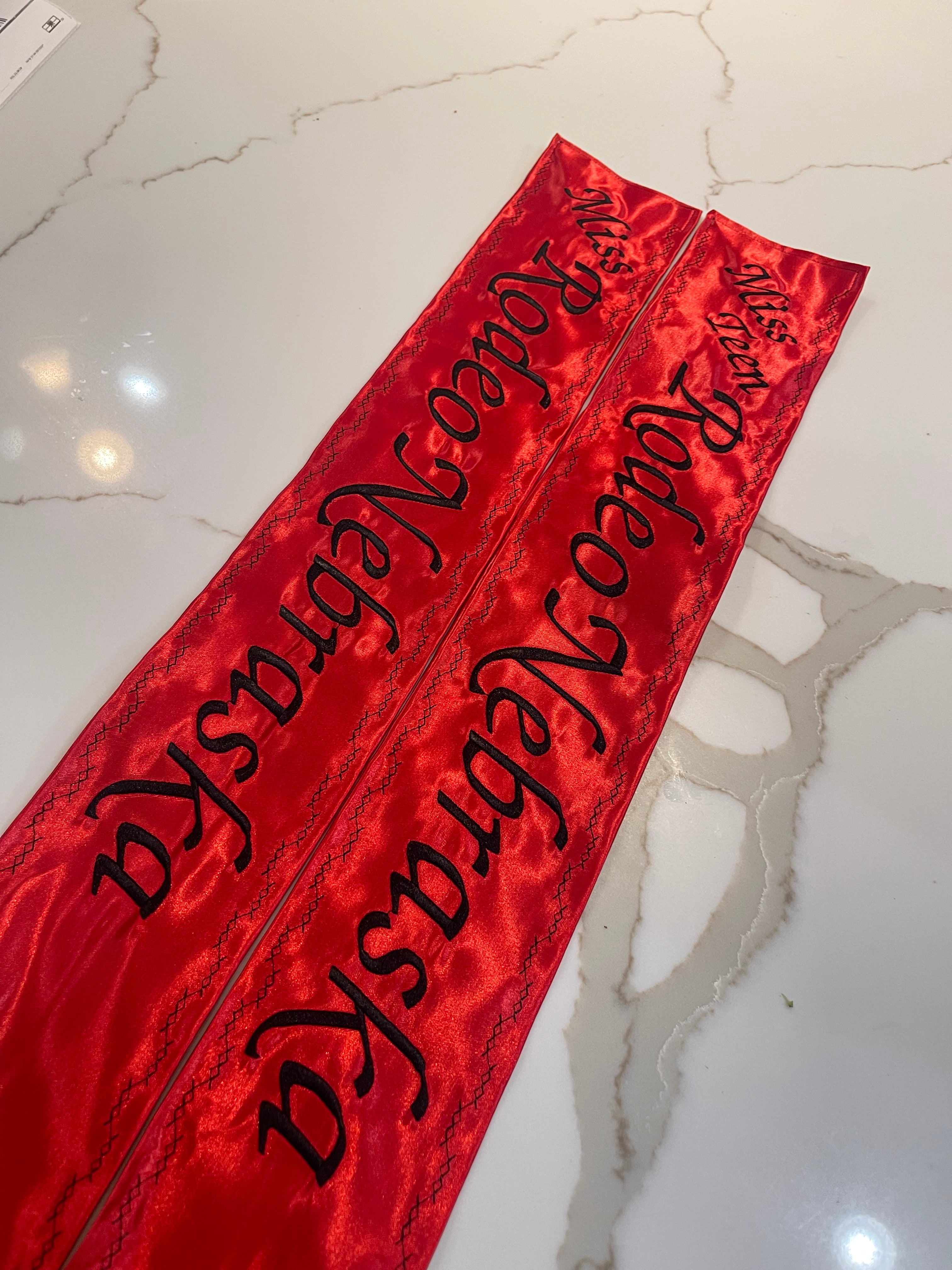 Title Sash / Contestant Sash